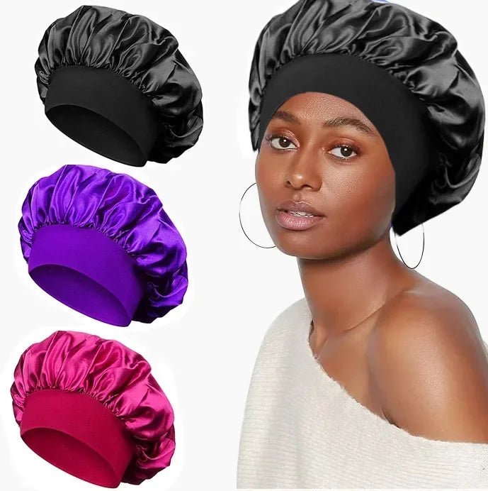 Large Satin Bonnet Silk Bonnet - Derslash