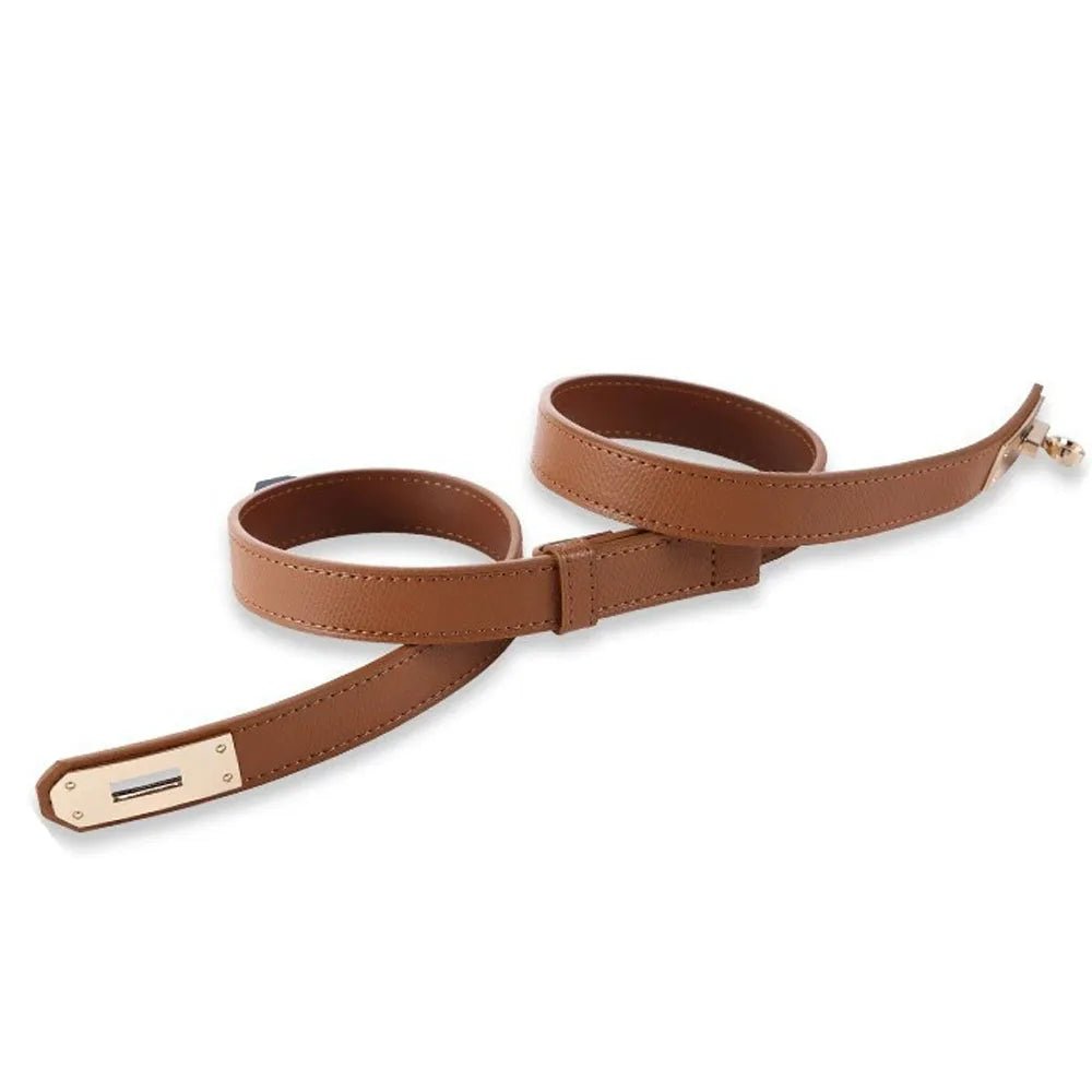 Leather Female Korean Corset Metal Buckle Belts - Derslash