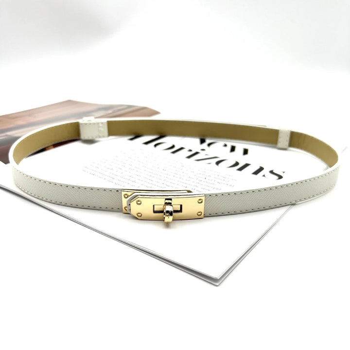 Leather Female Korean Corset Metal Buckle Belts - Derslash