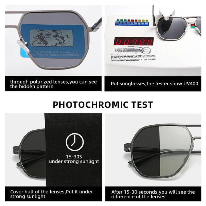 Luxury Metal Photochromic Sunglasses - Derslash