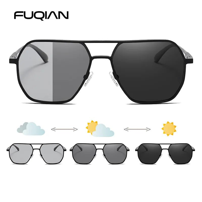 Luxury Metal Photochromic Sunglasses - Derslash