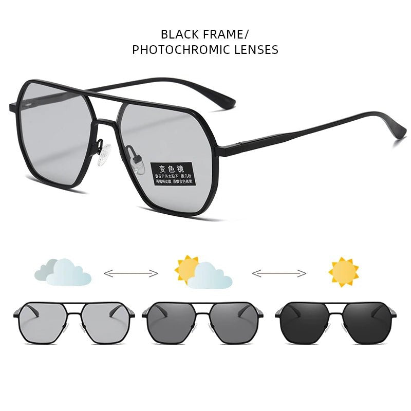 Luxury Metal Photochromic Sunglasses - Derslash