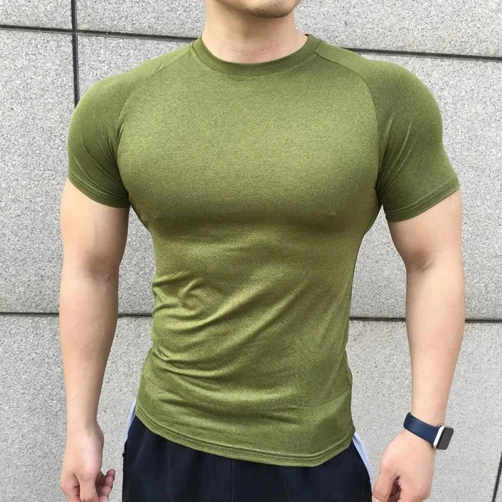 Men Short Sleeve Fitness T Shirts - Derslash