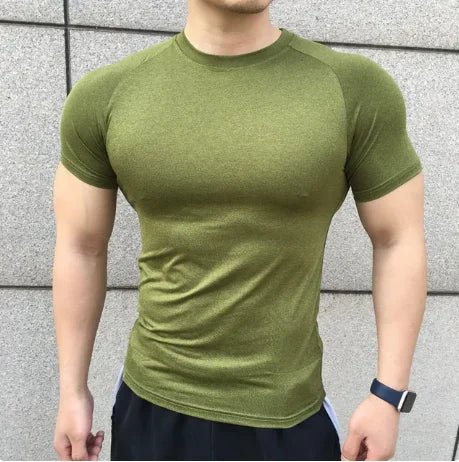 Men Short Sleeve Fitness T Shirts - Derslash