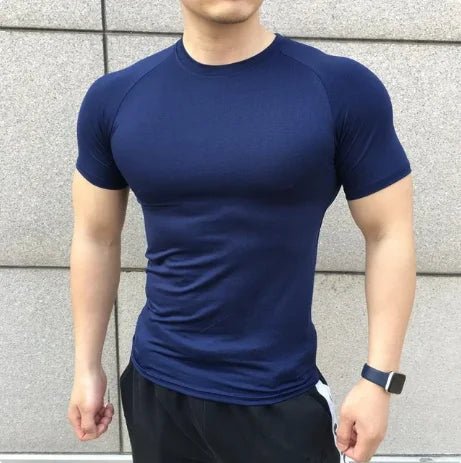 Men Short Sleeve Fitness T Shirts - Derslash