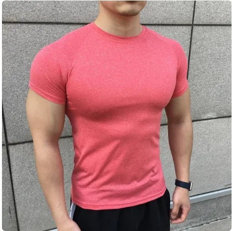 Men Short Sleeve Fitness T Shirts - Derslash