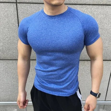 Men Short Sleeve Fitness T Shirts - Derslash
