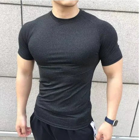 Men Short Sleeve Fitness T Shirts - Derslash