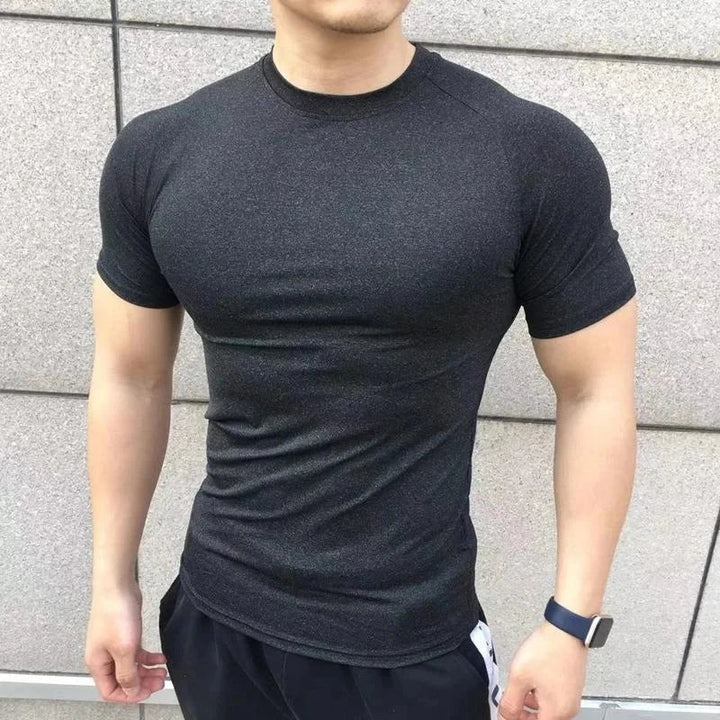 Men Short Sleeve Fitness T Shirts - Derslash