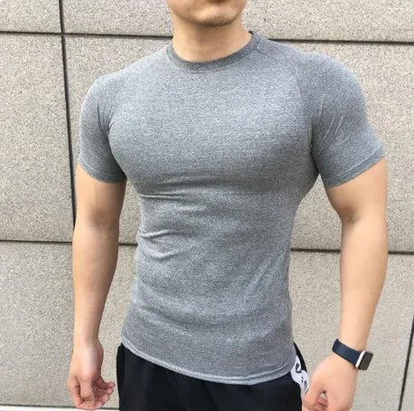 Men Short Sleeve Fitness T Shirts - Derslash