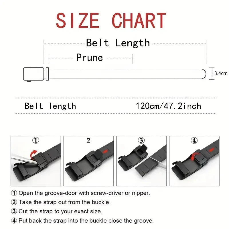 Men's Automatic Metal Buckle Belts - Derslash
