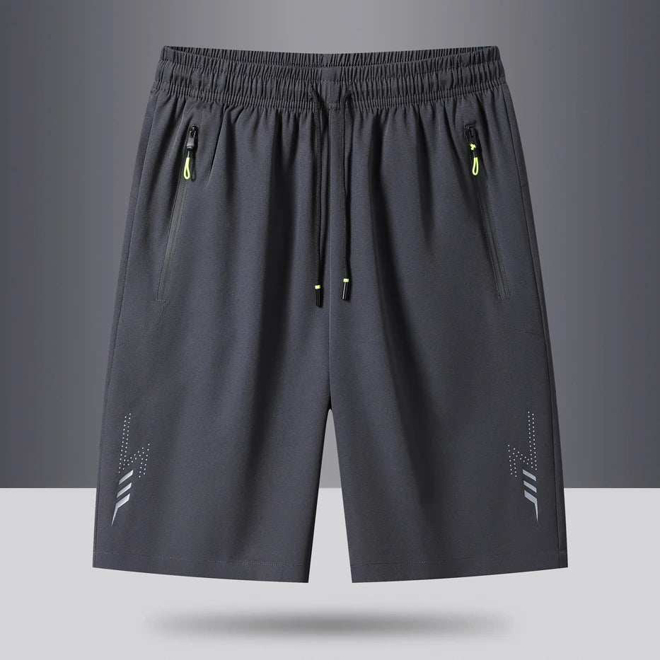 Men'S Quick Dry Running Sports Black Shorts - Derslash