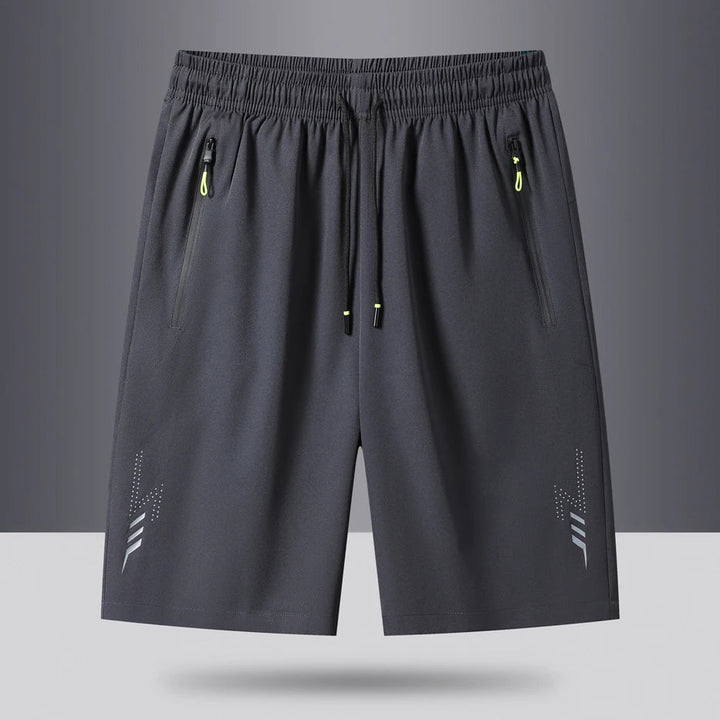 Men'S Quick Dry Running Sports Black Shorts - Derslash