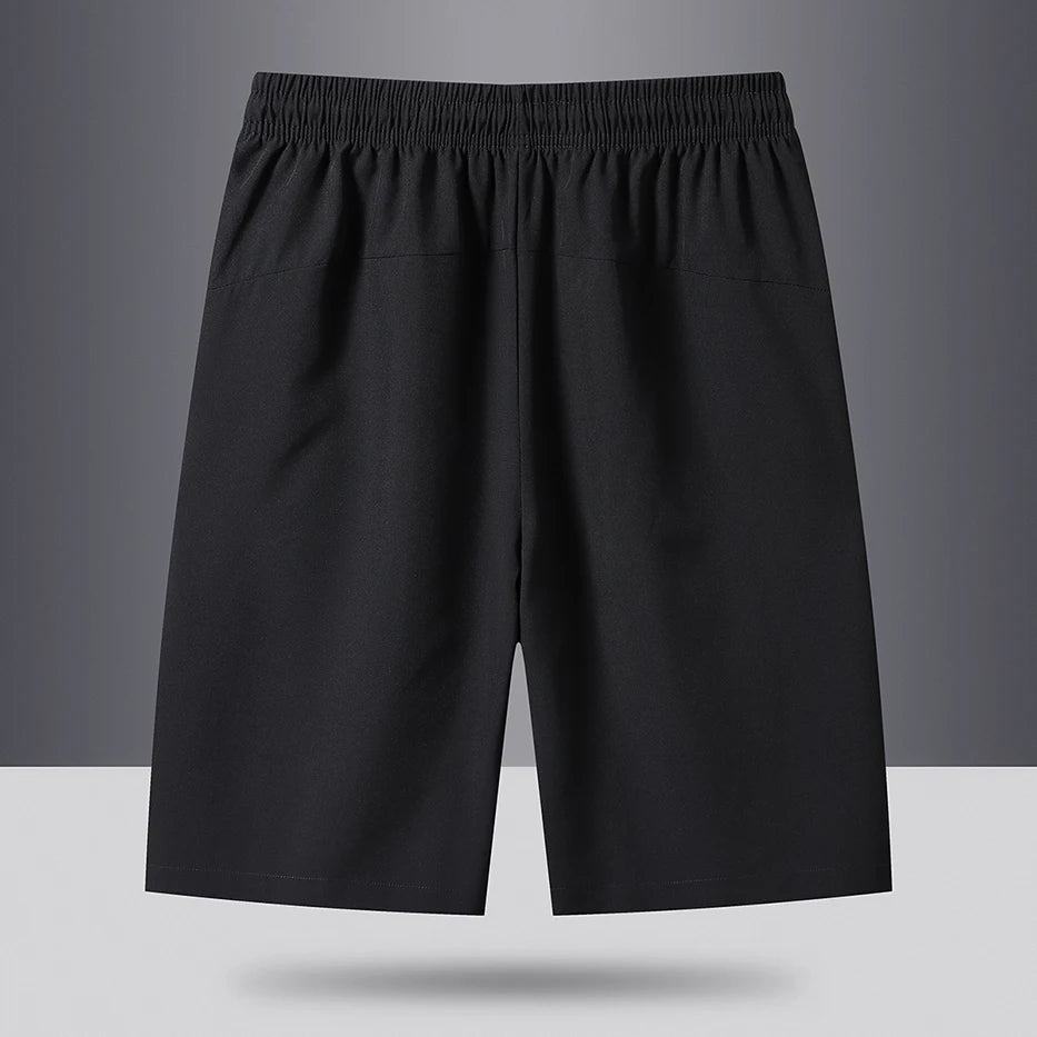 Men'S Quick Dry Running Sports Black Shorts - Derslash