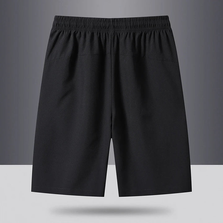 Men'S Quick Dry Running Sports Black Shorts - Derslash