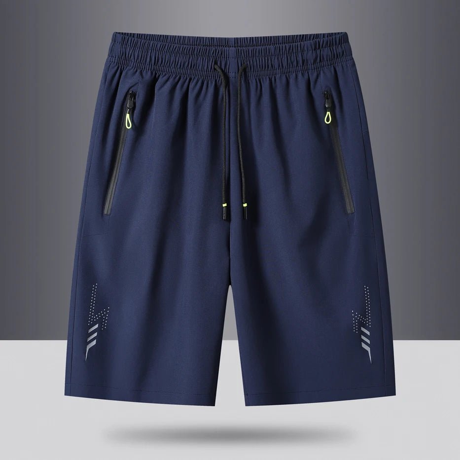 Men'S Quick Dry Running Sports Black Shorts - Derslash