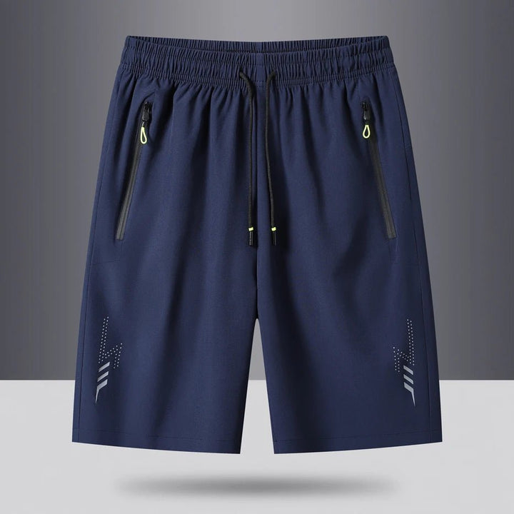 Men'S Quick Dry Running Sports Black Shorts - Derslash