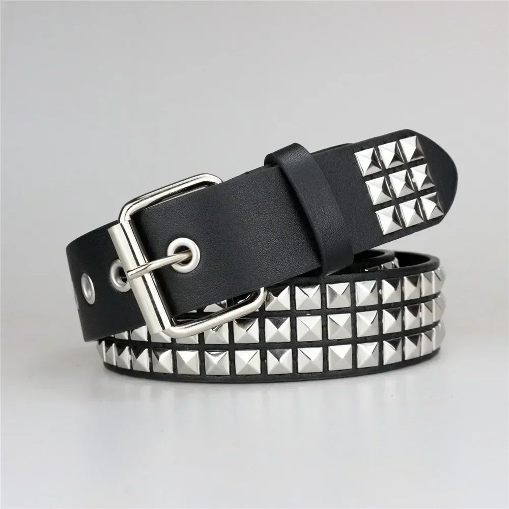 Metal Pyramid Belts - Derslash