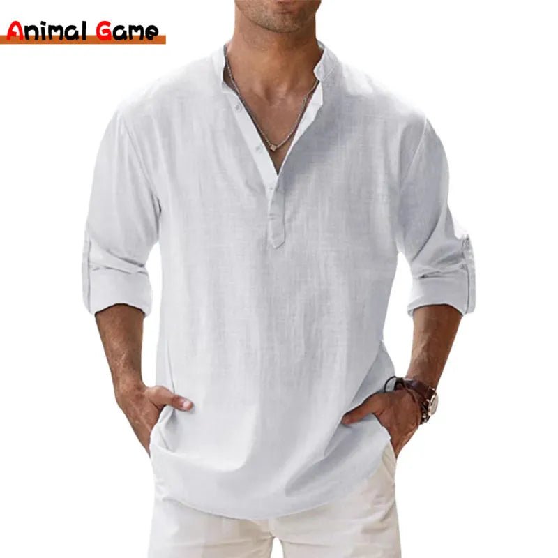 New Cotton Linen Shirts for Men - Derslash