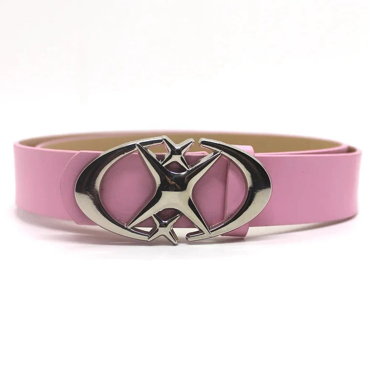 Punk Moon Star Buckle Belts - Derslash