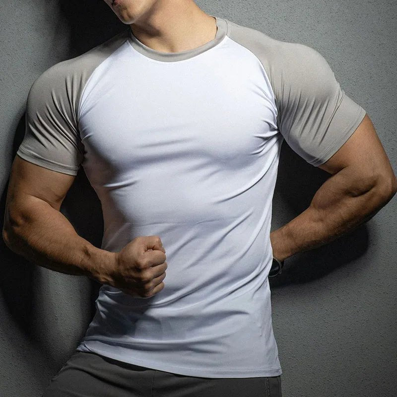 Short Sleeve Fitness Compression T - shirts - Derslash