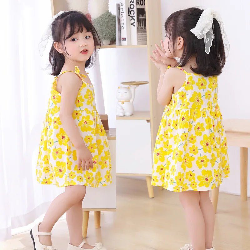 Sleeveless Suspender Dresses - Derslash