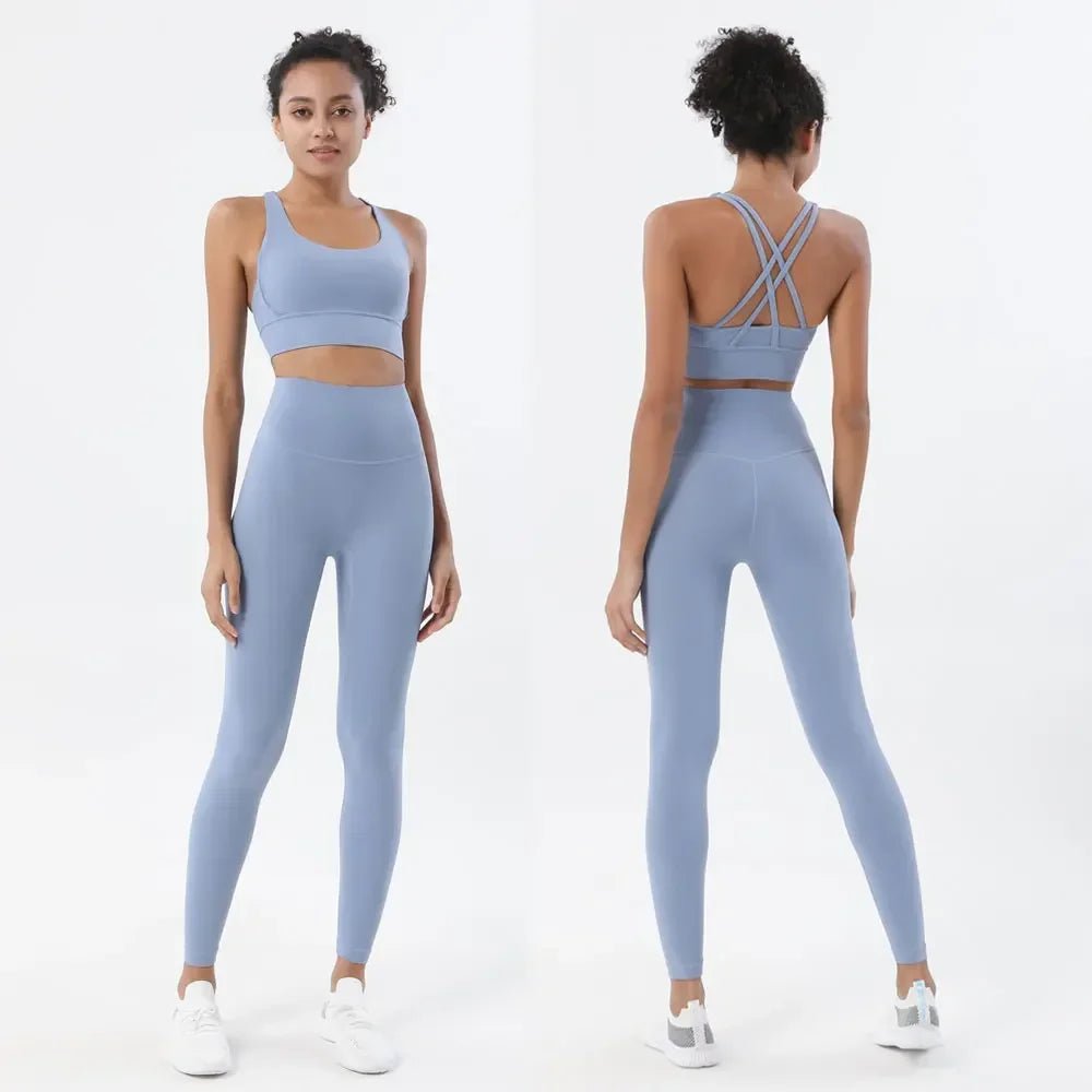 Stown Yoga Set Leggings And Tops - Derslash