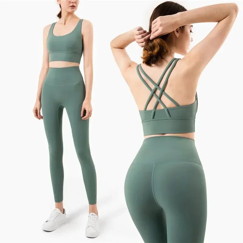 Stown Yoga Set Leggings And Tops - Derslash