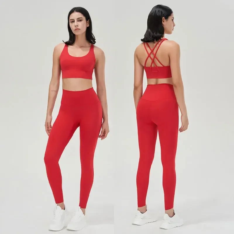 Stown Yoga Set Leggings And Tops - Derslash