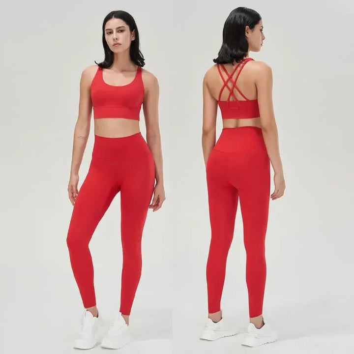 Stown Yoga Set Leggings And Tops - Derslash