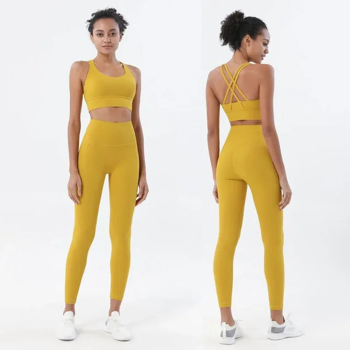 Stown Yoga Set Leggings And Tops - Derslash