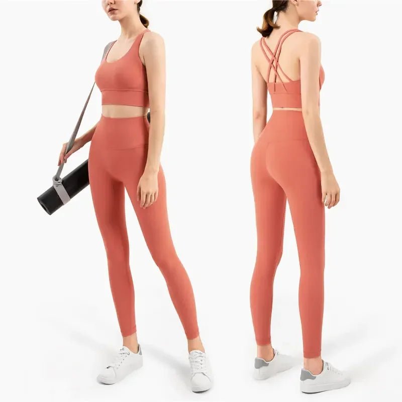 Stown Yoga Set Leggings And Tops - Derslash
