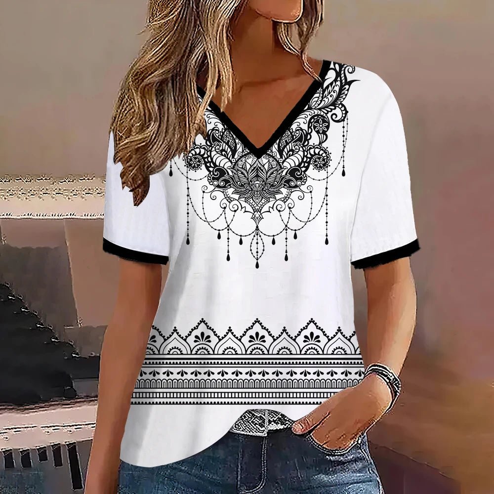 Stripped Women T - shirts - Derslash