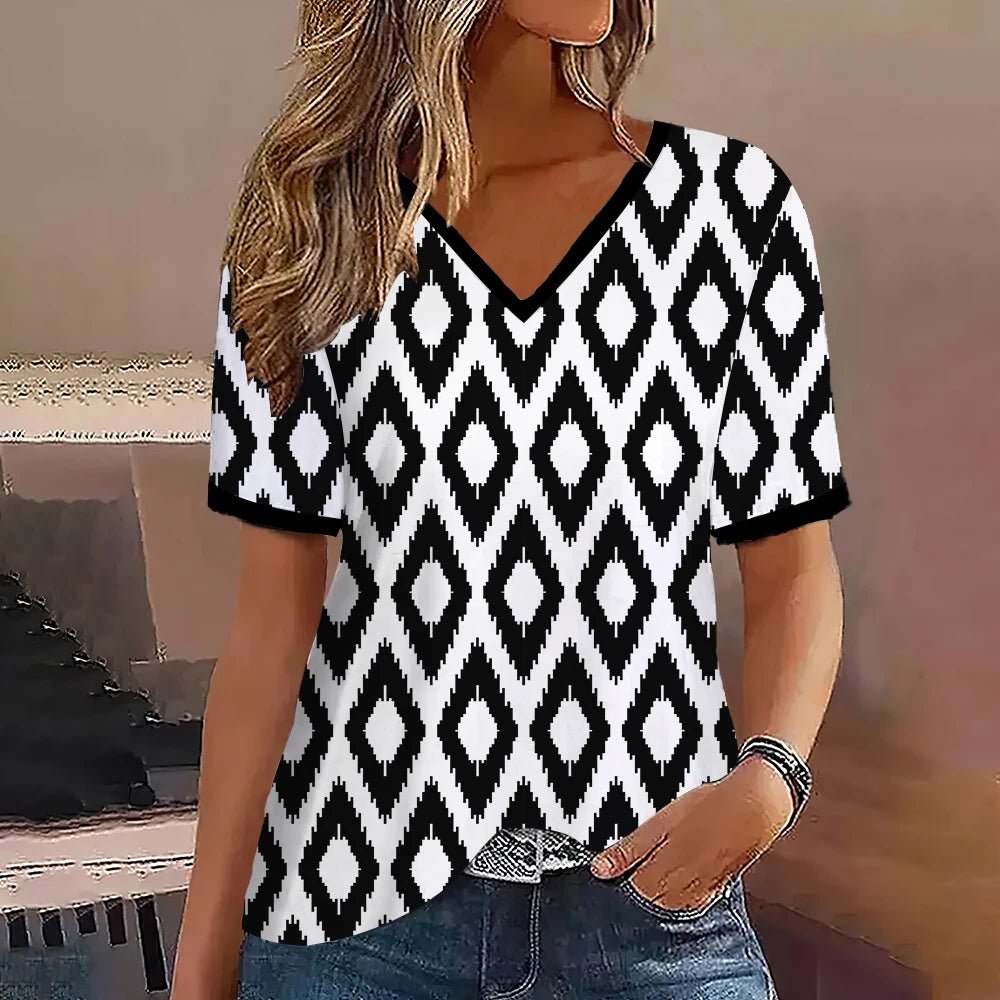 Stripped Women T - shirts - Derslash