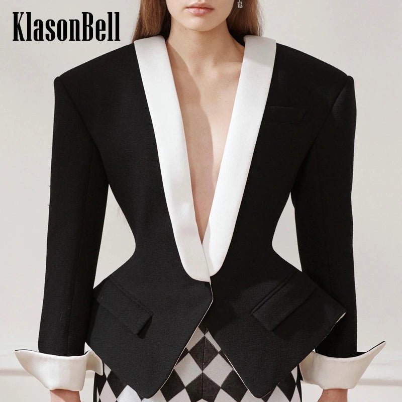 Temperament Shoulder Blazer - Derslash