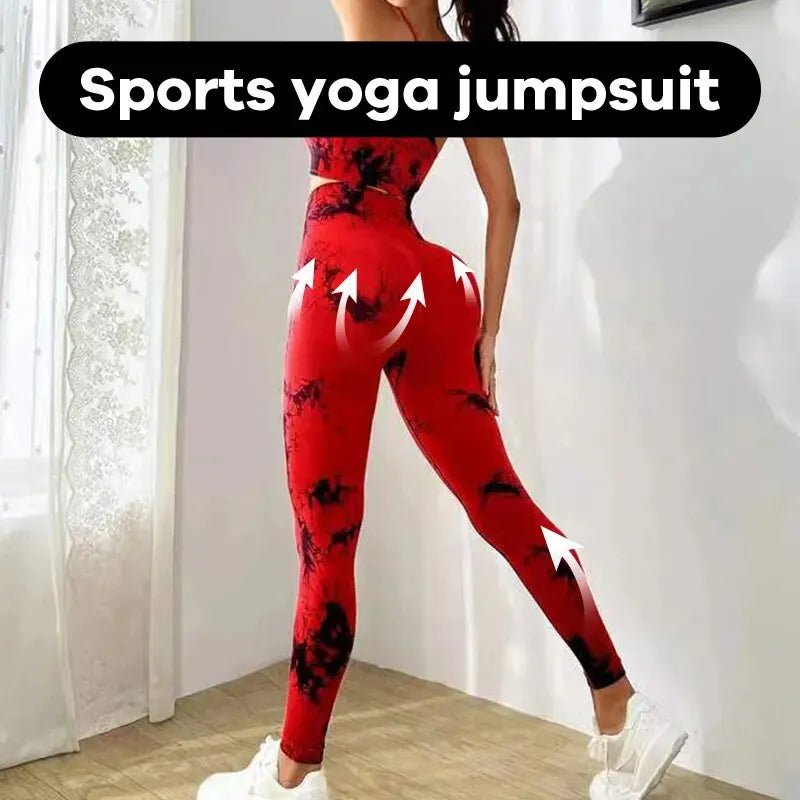 Tie Dye Yoga Women's Jumpsuit - Derslash