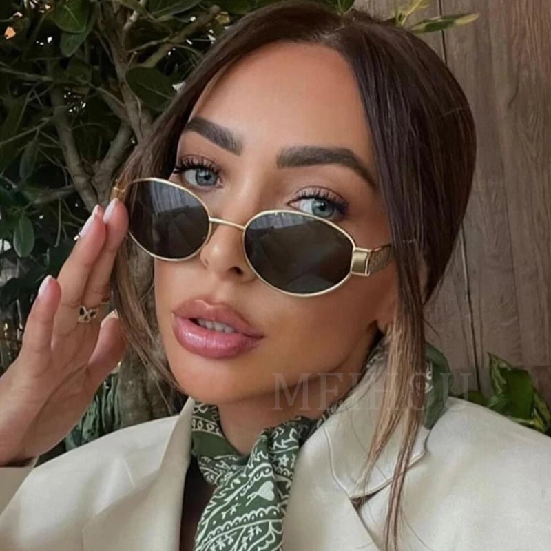 Trendy Oval Sunglasses for Women - Derslash