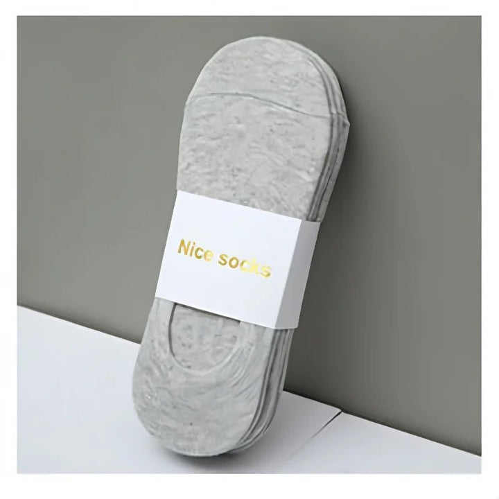Unisex 5 Pairs of Solid Color Socks, Soft and Lightweight Ankle Socks - Derslash