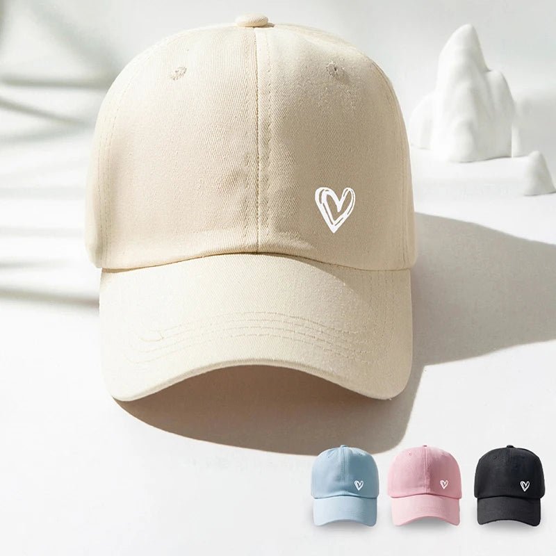 Unisex Heart Love Baseball Caps - Derslash