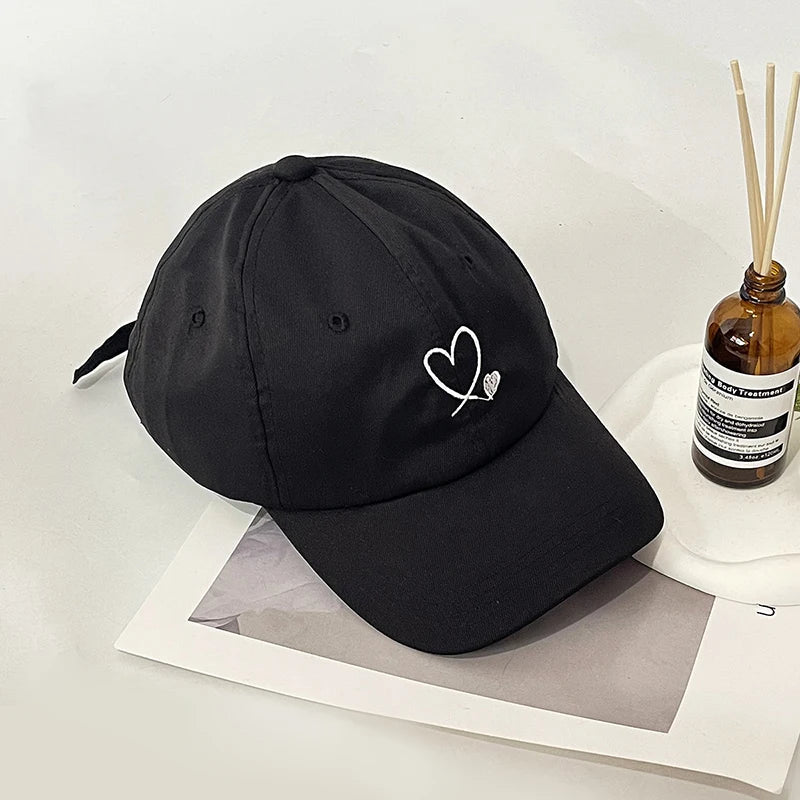 Unisex Heart Love Baseball Caps - Derslash