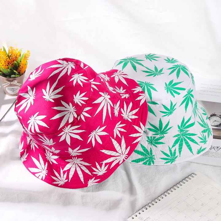 Unisex Maple Leaf Design Bucket Hats - Derslash