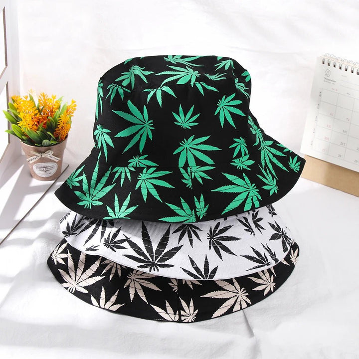 Unisex Maple Leaf Design Bucket Hats - Derslash