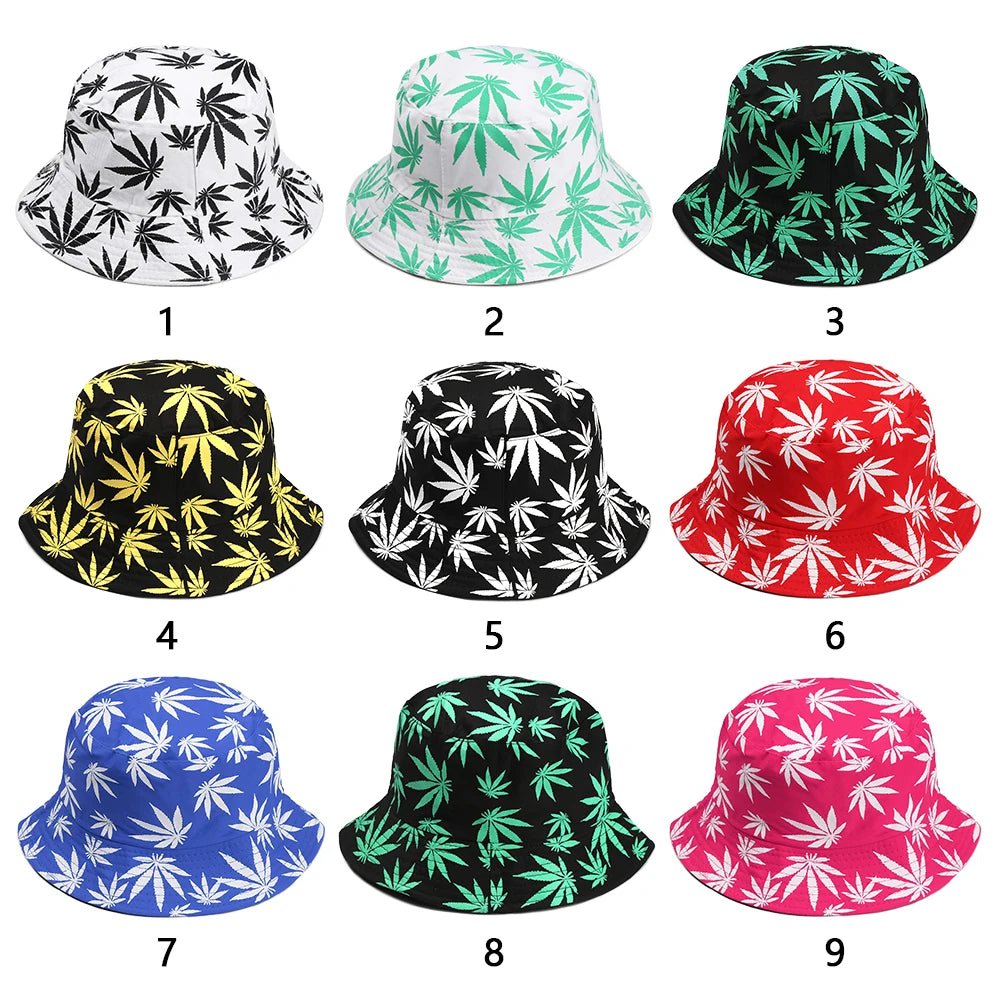 Unisex Maple Leaf Design Bucket Hats - Derslash