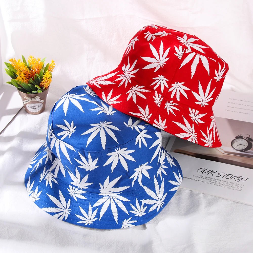 Unisex Maple Leaf Design Bucket Hats - Derslash