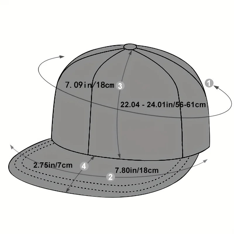 Unisex mid Face Embroidery Caps - Derslash