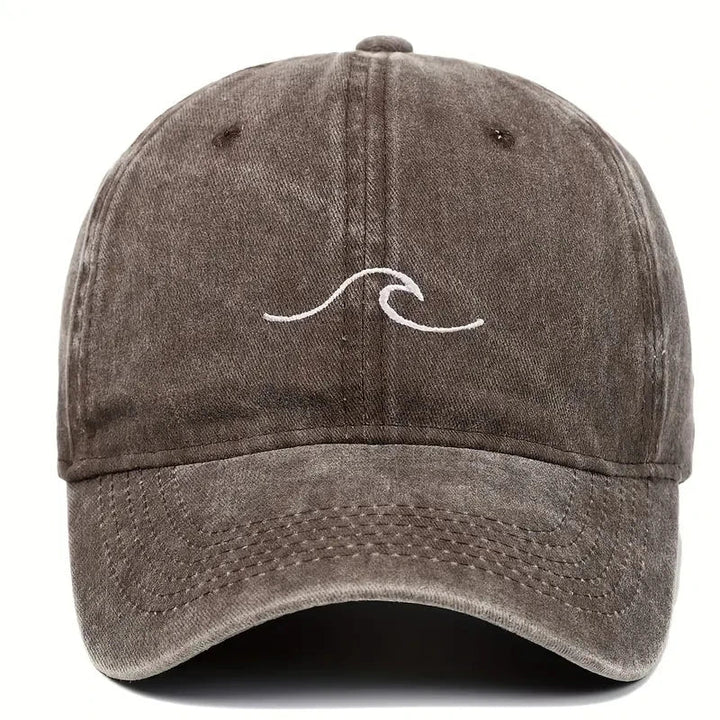 Wave Ripple Embroidery Baseball Caps - Derslash