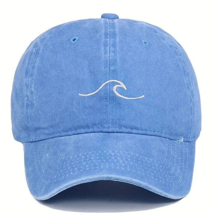 Wave Ripple Embroidery Baseball Caps - Derslash
