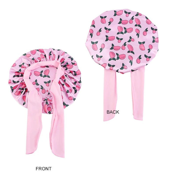 Wide Band Kids Satin Bonnets - Derslash
