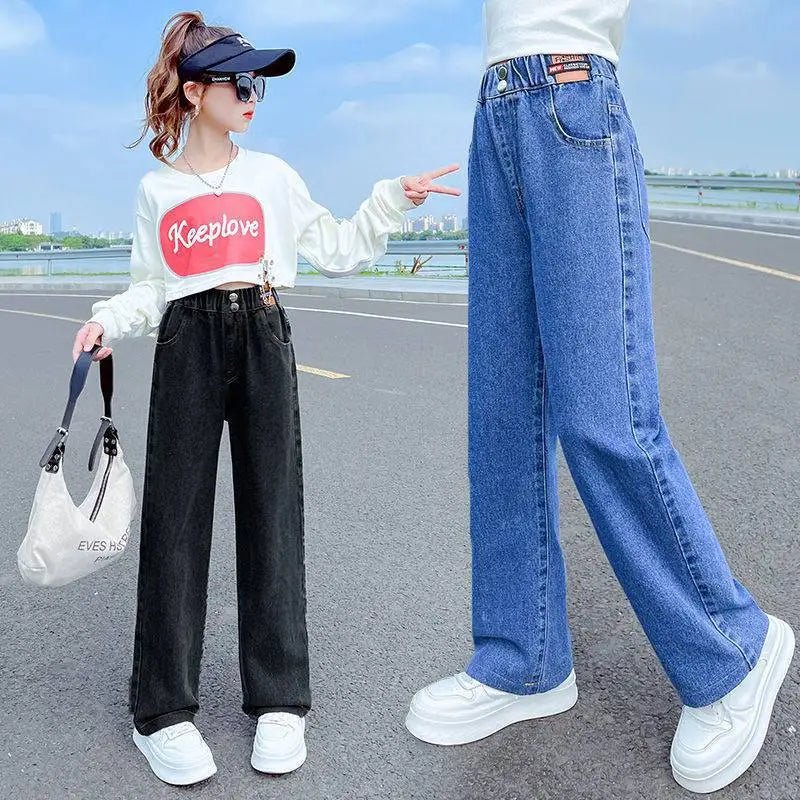 Wide - leg Pants Kids for girls - Derslash
