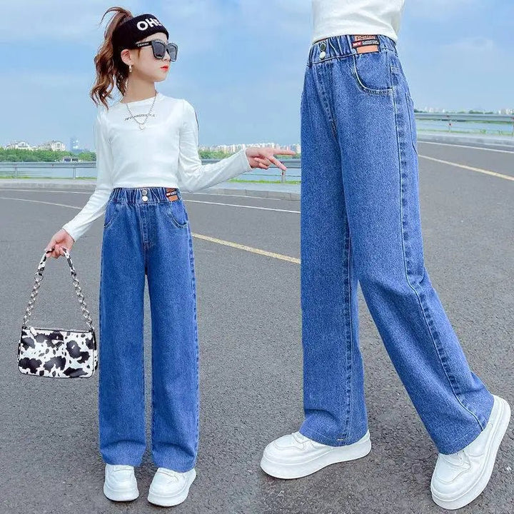 Wide - leg Pants Kids for girls - Derslash
